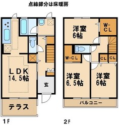 コモレビ大蔵　I棟の物件間取画像